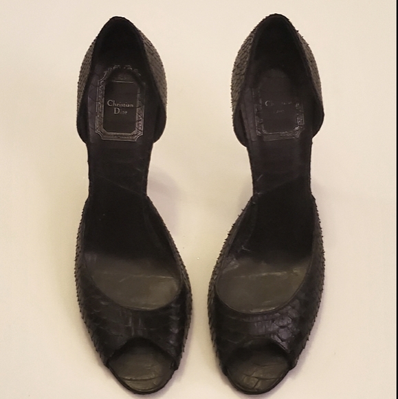 Christian Dior Peep-toe heels